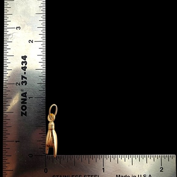 UnoAErre 18 Karat Yellow Gold "Rock On" Pendant #24027 - Picture 6 of 9